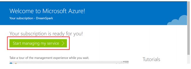 Start managing my servic